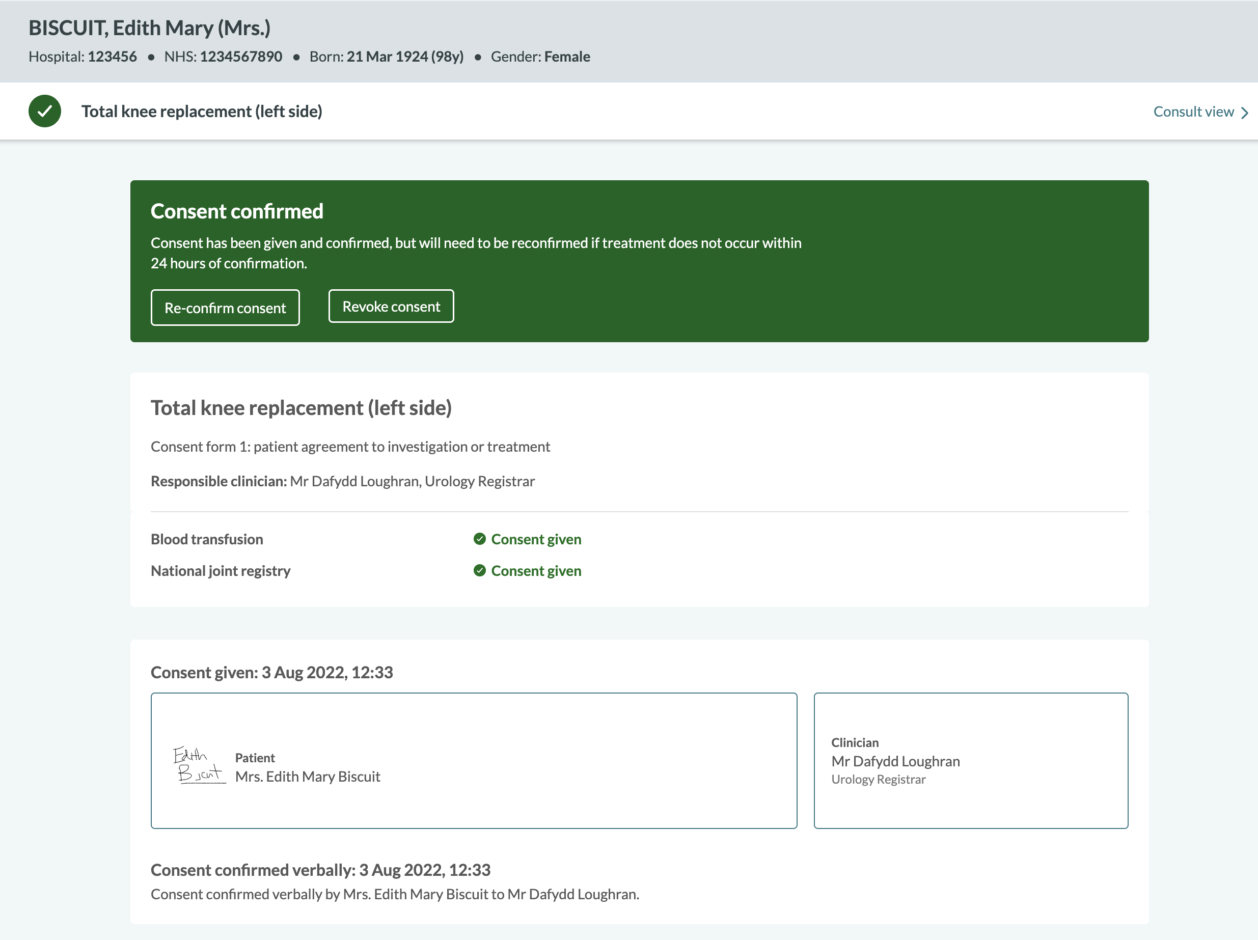 Concentric WHO surgical safety checklist view